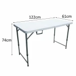Mesa de picnic 122 x 61 x 74 cm