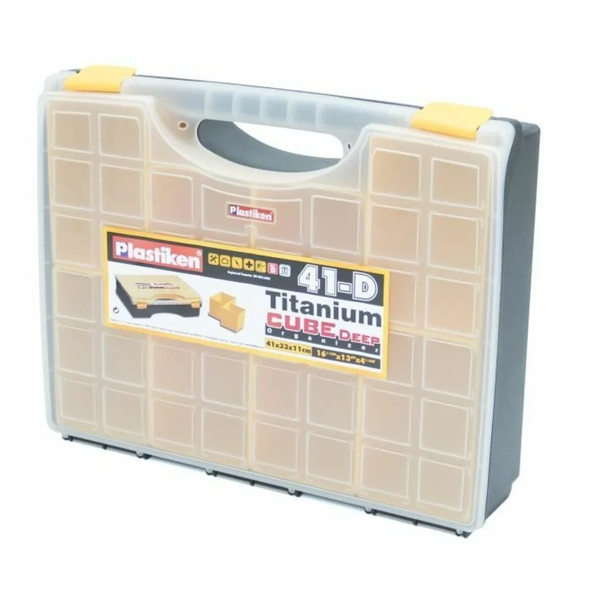 Organizador de Herramientas Plastiken Titanium 83041D Plástico 41 x 33 x 11 cm