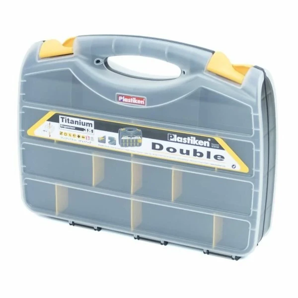 Organizador de Herramientas Plastiken Titanium 80382 Double Plástico 38 x 29 x 8 cm
