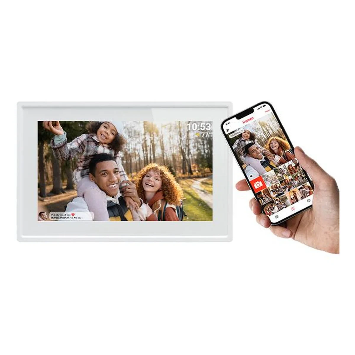 Marco de Fotos Digital Denver Electronics PFF-725W Wi-Fi 7"