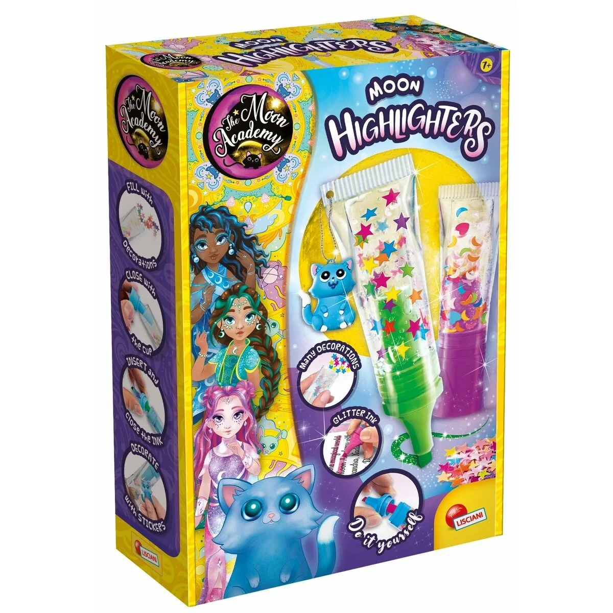 Juego de Manualidades Lisciani Giochi The Moon Academy Moon Highlighters Multicolor