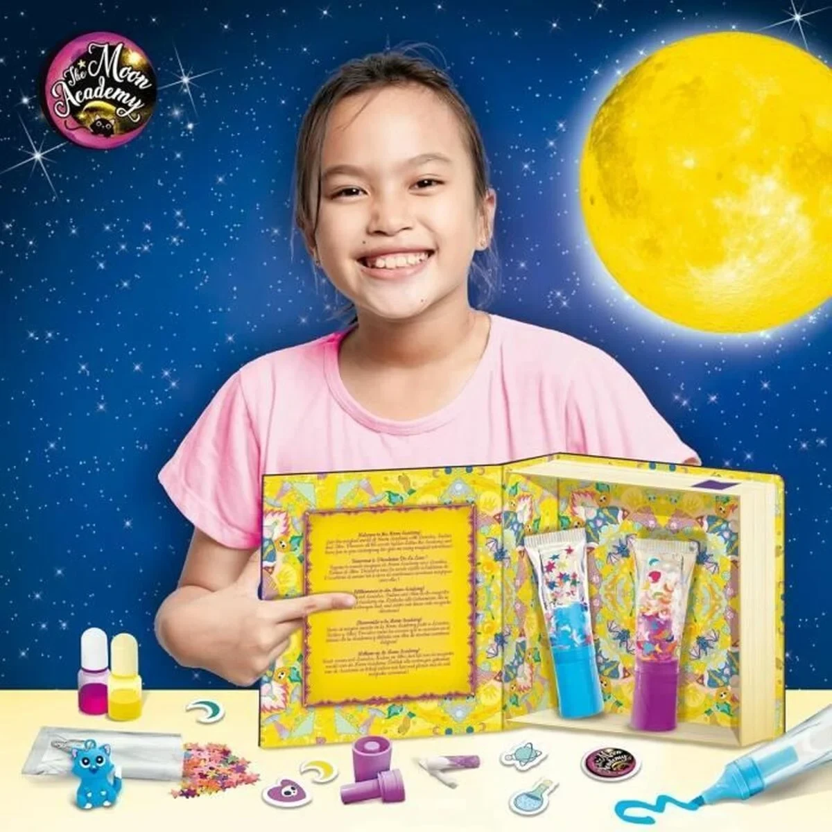 Juego de Manualidades Lisciani Giochi The Moon Academy Moon Highlighters Multicolor