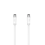 Cable Coaxial Antena TV Hama 00205047 Blanco 5 m
