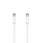 Cable Coaxial Antena TV Hama 00205047 Blanco 5 m