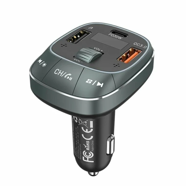 Reproductor MP3 y Transmisor FM Bluetooth para Coche Vention FFLB0