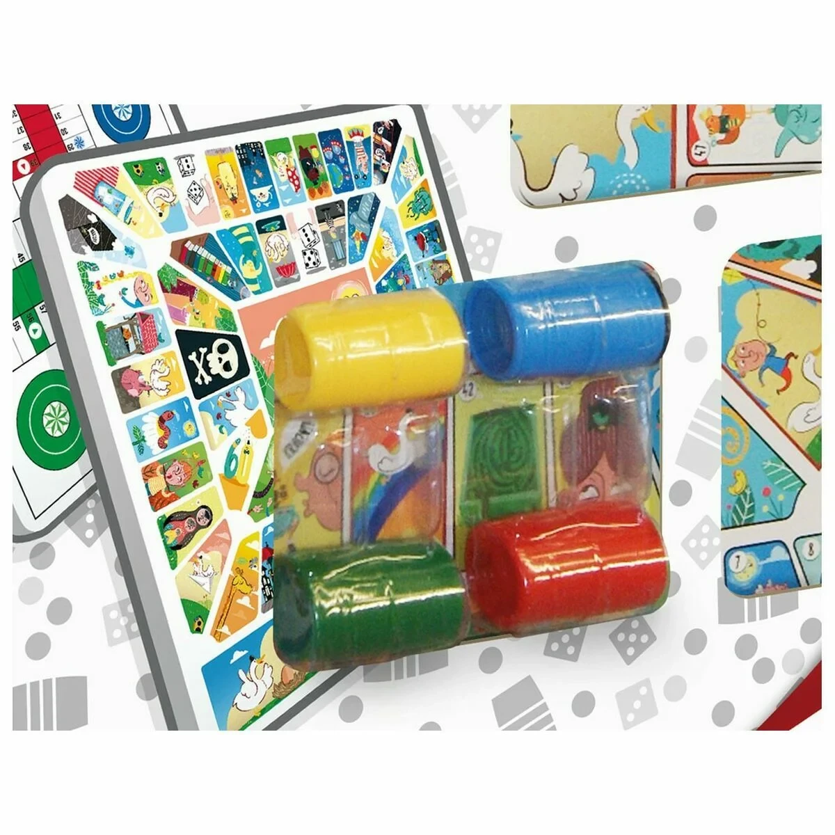 Tablero de Parchís y Oca Cayro Multicolor 250 g