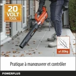 Soplador Powerplus Powdpg7521 20 V 145 km/h