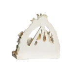 Belén de Navidad DKD Home Decor Azul Blanco Marrón Resina 23,5 x 8 x 20,5 cm (2 Unidades)