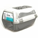 Transportín MPETS GIRO M Blanco Gris Perro