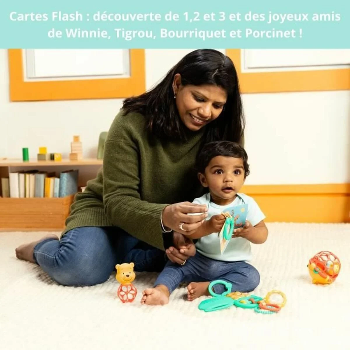 Set de Juguetes para Bebés Disney BABY WINNIE Multicolor 5 Piezas