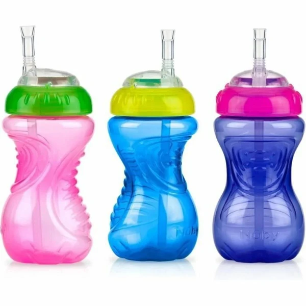 Vaso de Aprendizaje Nûby Multicolor 300 ml 3 Piezas