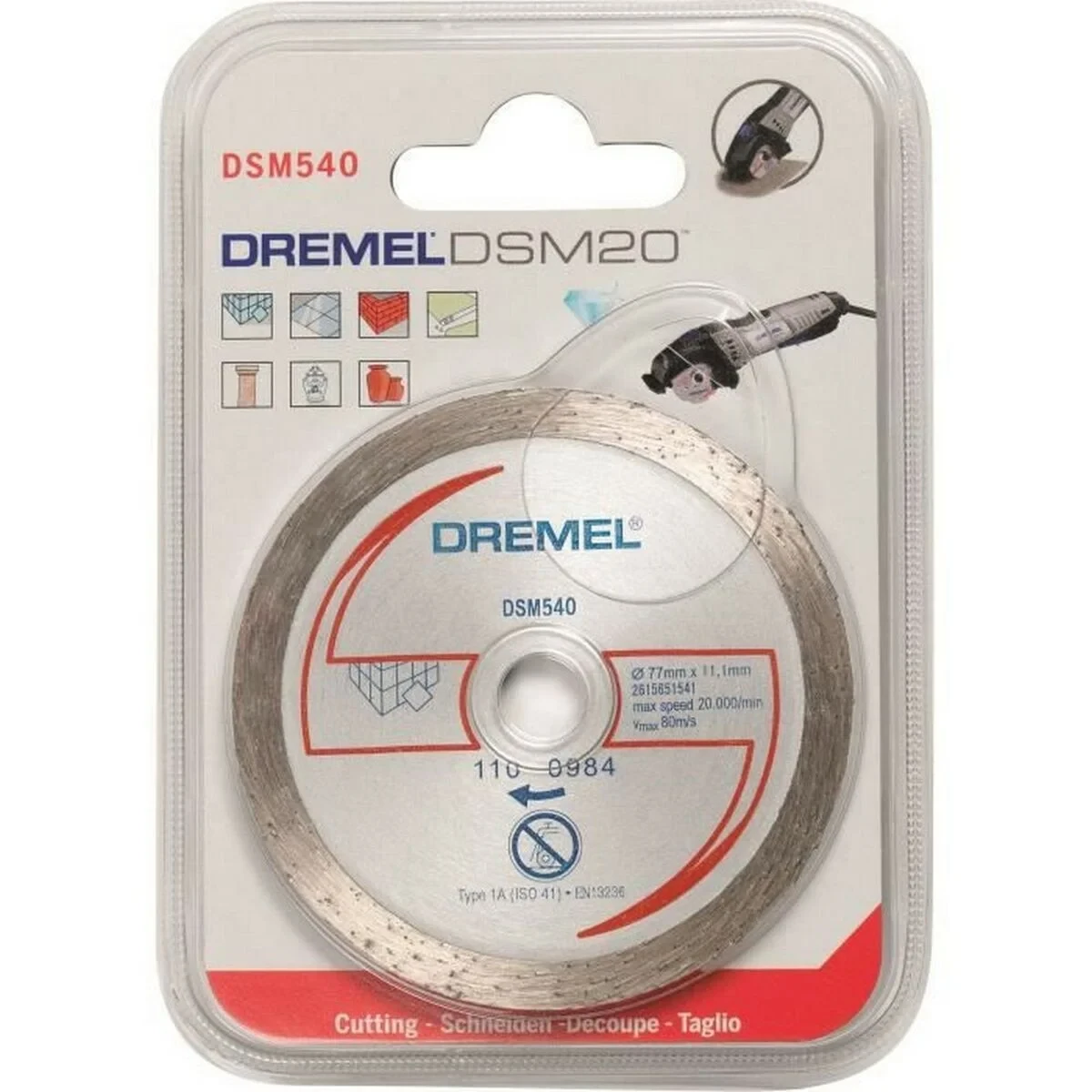 Disco de corte Dremel DSM540