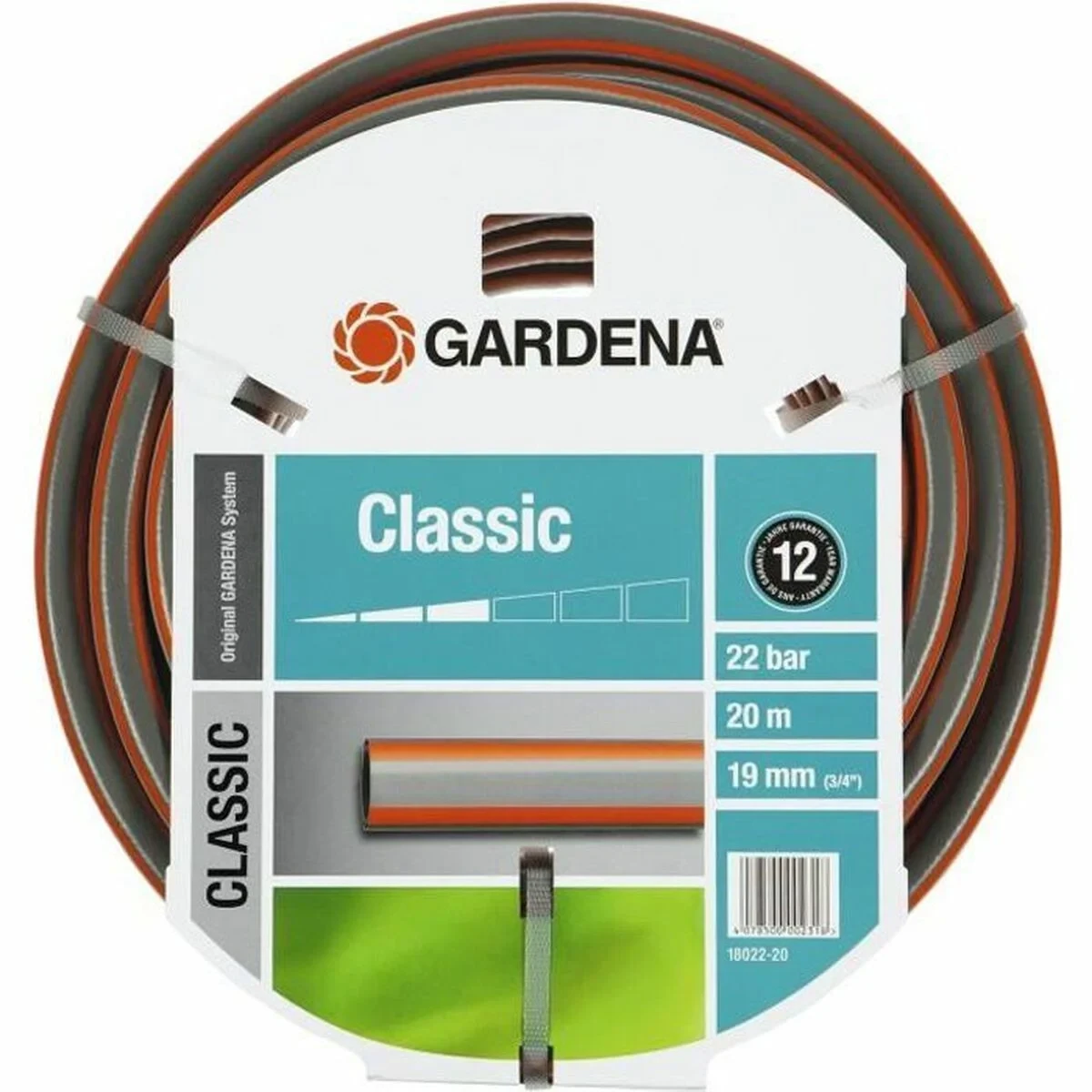 Manguera Gardena Classic 18022-20 PVC 20 m Ø 19 mm