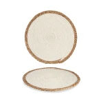 Salvamantel Gift Decor Blanco Natural 35 x 1 x 35 cm