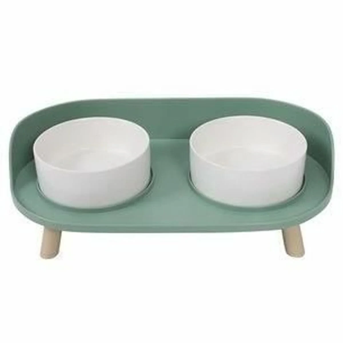 Comedero para Perro MPETS Altitude 50 ml Acero Inoxidable Doble