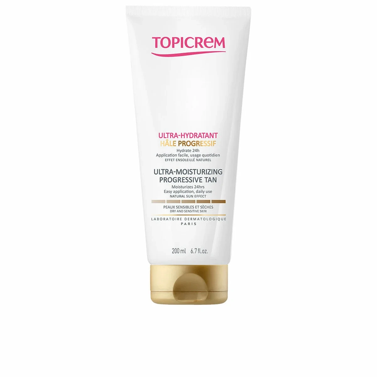 Loción Corporal Hidratante Autobronceadora Topicrem UH 200 ml
