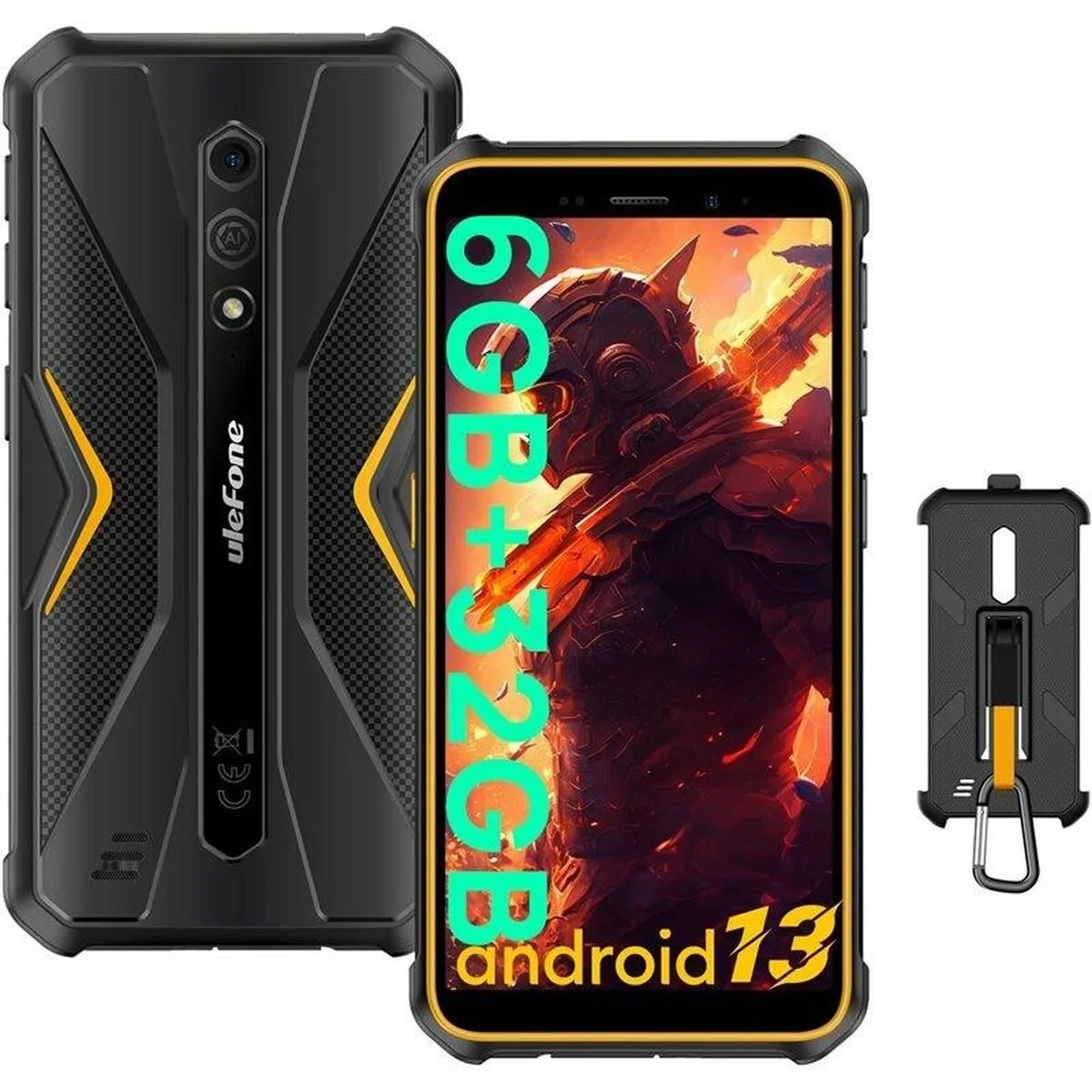Smartphone Ulefone Armor X12 5,45" 5.45" MediaTek Helio A22 4 GB RAM 3 GB RAM 32 GB Negro Naranja