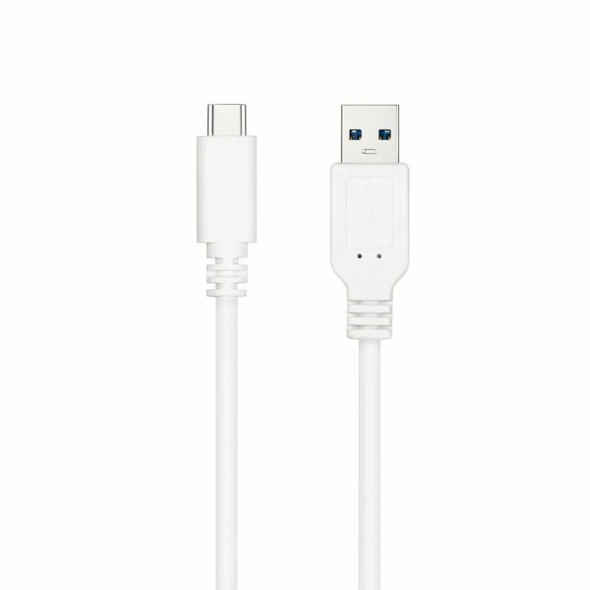 Cable USB-C a USB NANOCABLE 10.01.4002-W 2 m Blanco