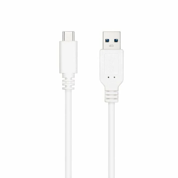 Cable USB-C a USB NANOCABLE 10.01.4002-W 2 m Blanco