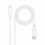 Cable USB-C a USB NANOCABLE 10.01.4002-W 2 m Blanco