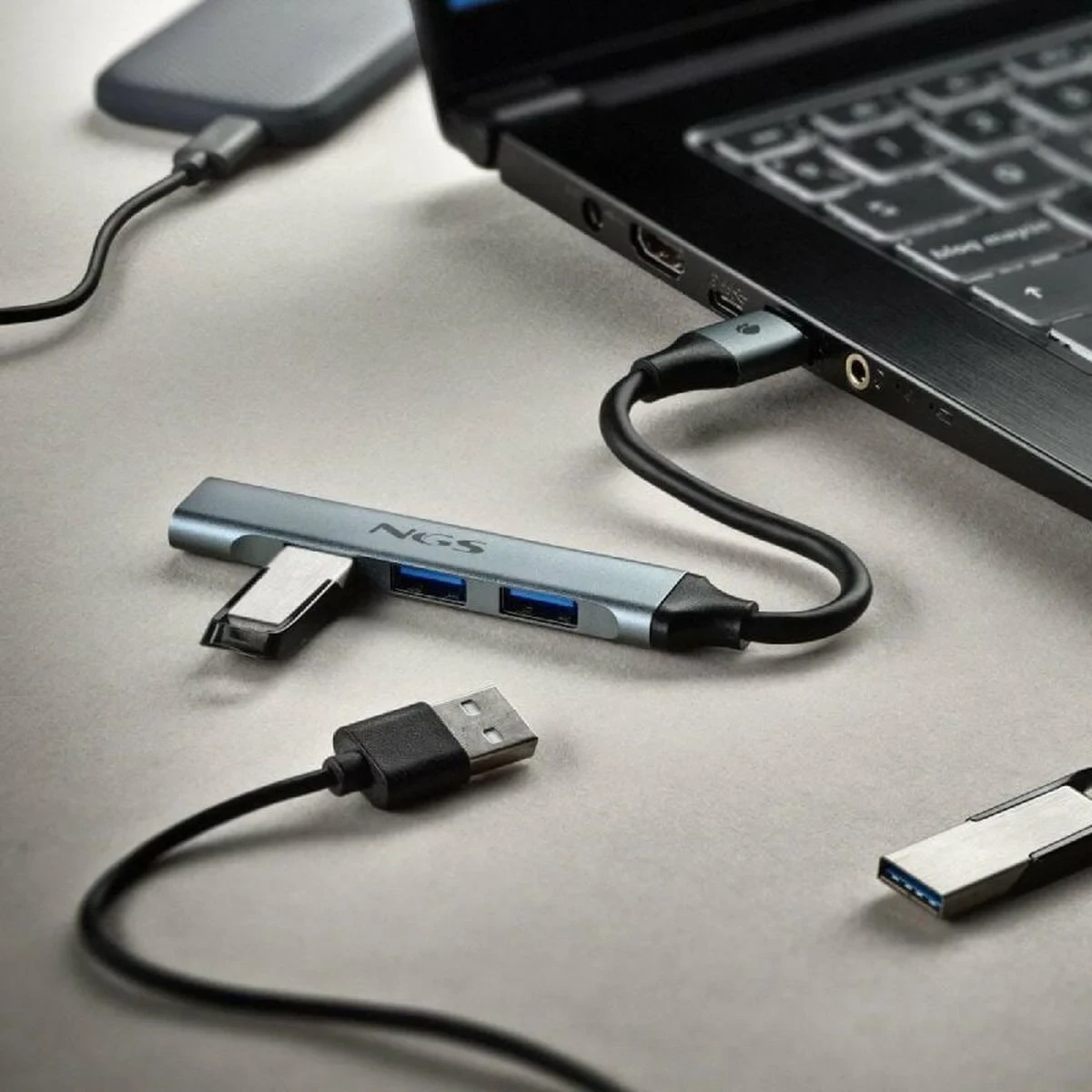 Hub USB NGS IHUB4MICRO USB x 4