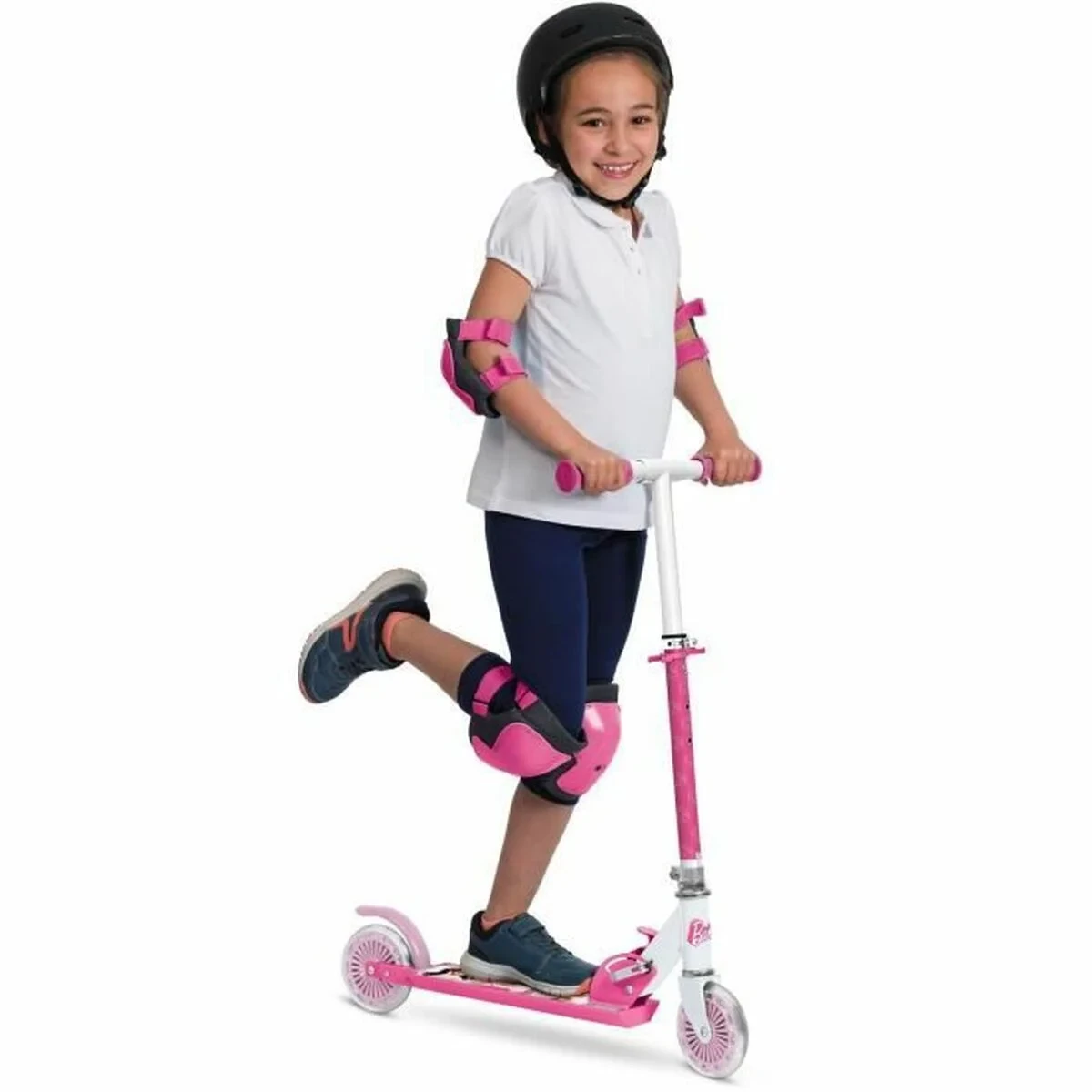 Patinete Barbie Infantil Rosa