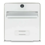 Buzón Burg-Wachter   Blanco Acero Inoxidable Acero Galvanizado 36,5 x 28 x 31 cm