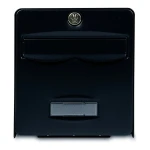 Buzón Burg-Wachter   Negro Acero Inoxidable Acero Galvanizado 36,5 x 28 x 31 cm