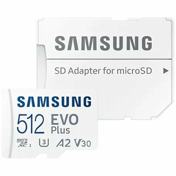 Tarjeta de Memoria Micro SD con Adaptador Samsung EVO Plus 2023 512 GB