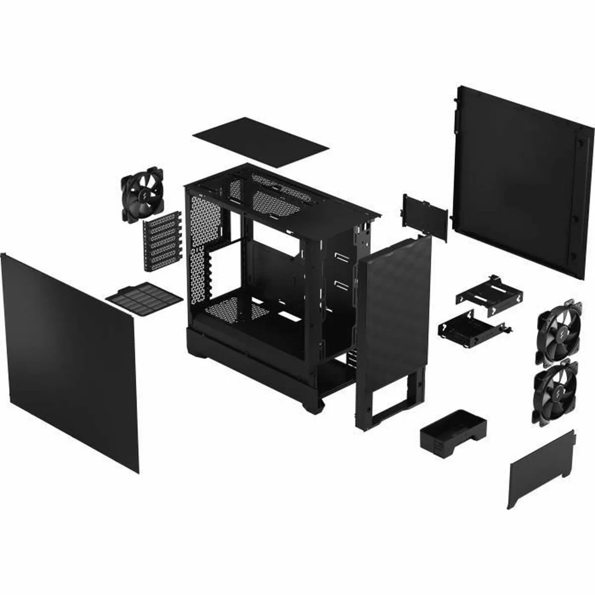 Caja Semitorre ATX Fractal Pop Air Negro