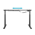 Soporte de Escritorio Motorizado Aisens DF01B-079 Negro Acero