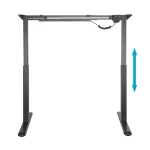 Soporte de Escritorio Motorizado Aisens DF01B-079 Negro Acero