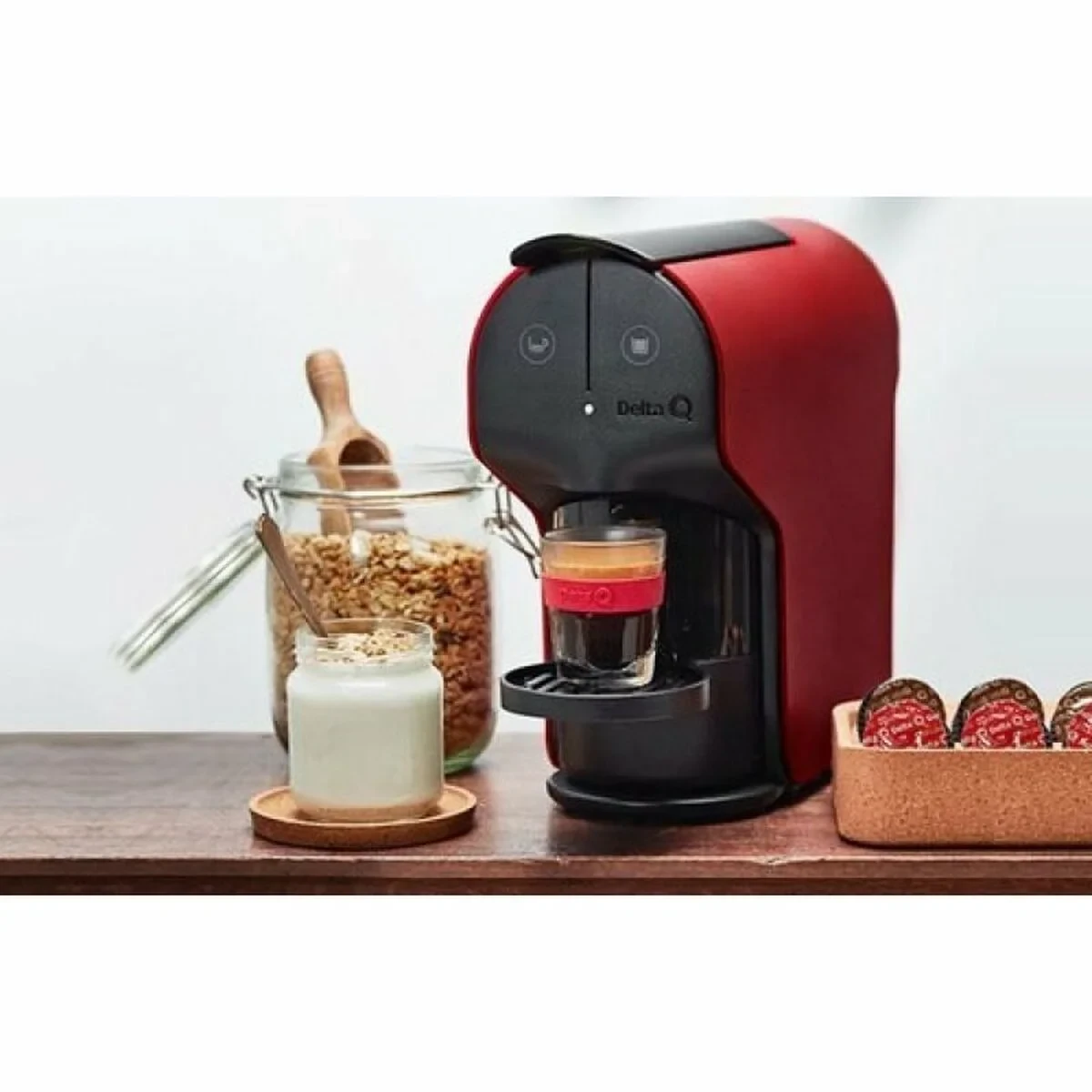 Cafetera de Cápsulas Delta Q QUICK RED  V2 Rojo 1200 W 19 bar 800 ml
