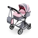 Carrito para Muñecas Reig Pram Neo Pro Gris 57 cm