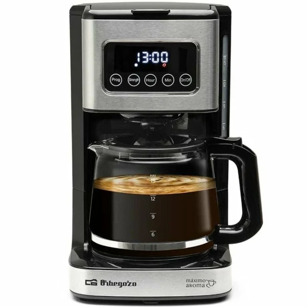 Cafetera de Goteo Orbegozo 18262 Negro 900 W 15 Tazas