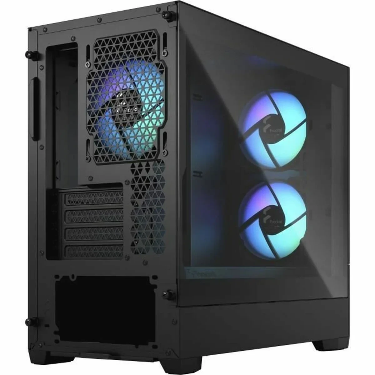 Caja Semitorre ATX Fractal Pop Mini Air RGB Negro