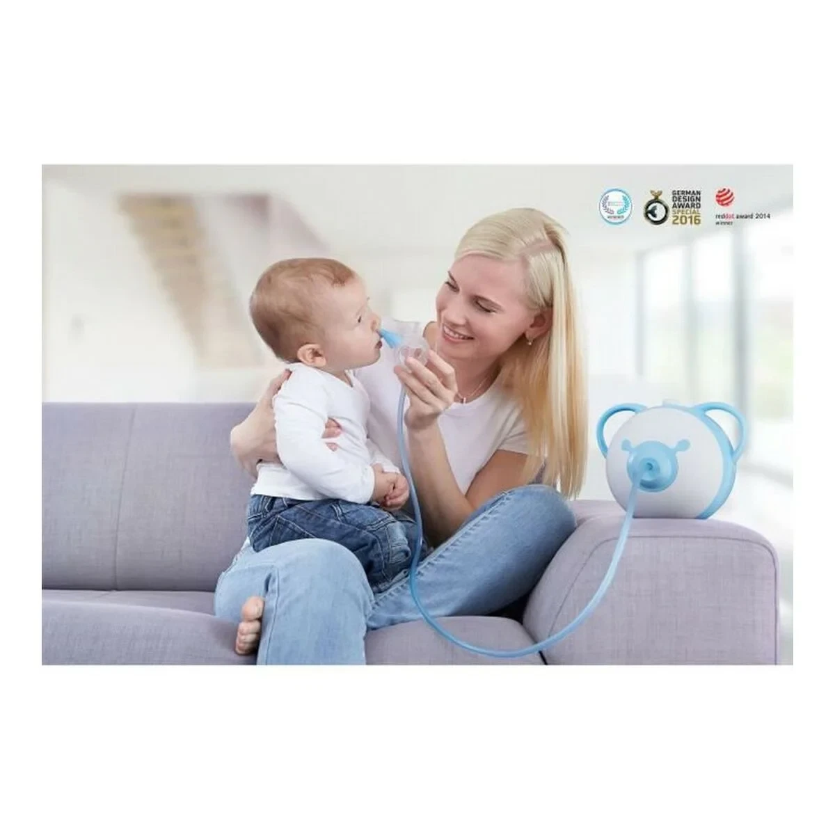 Aspirador Nosiboo NO-01-02-en Rosa Eléctrico