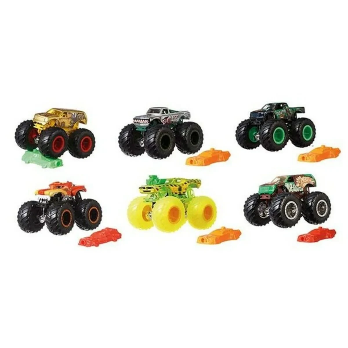 Coche Monster Trucks Mattel FYJ44 1:64 (Reacondicionado B)