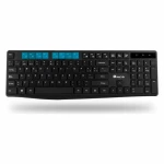 Teclado y Ratón Inalámbrico NGS NGSWIRELESSSETALLUREKIT Negro
