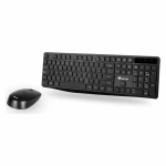 Teclado y Ratón Inalámbrico NGS NGSWIRELESSSETALLUREKIT Negro