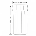 Colchón Hinchable Intex 67 x 17 x 184 cm (6 Unidades)