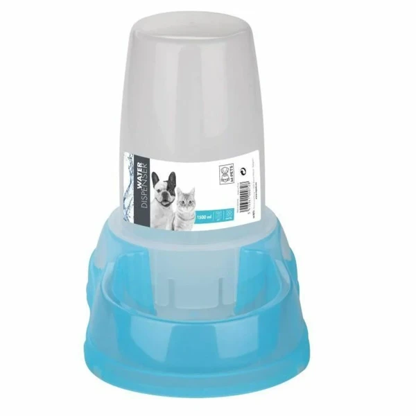 Dispensador de Agua MPETS Azul Negro Plástico 1,5 L