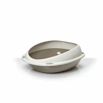 Arenero para Gatos Aimé 45 x 36 x 15,5 cm Beige Taupé Plástico