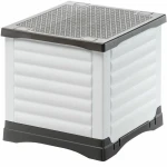 Cama para mascota Ferplast PETVILLA 50 Resina Termoplástico 38,5 x 43 x 38,5 cm Blanco Gris