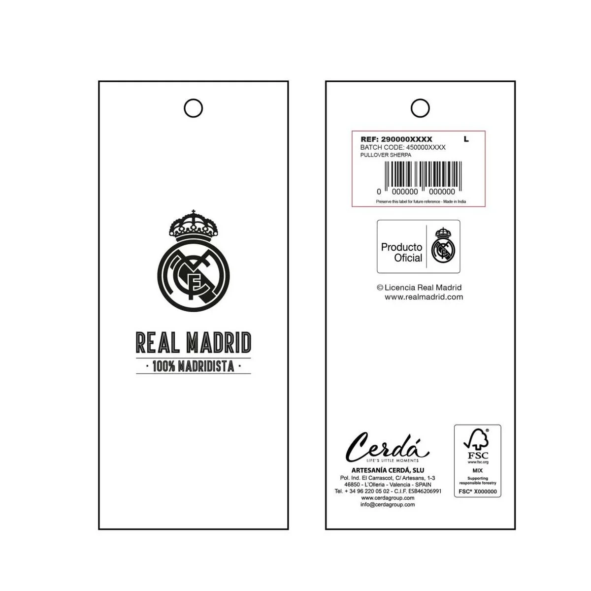 Pijama Real Madrid C.F. Blanco