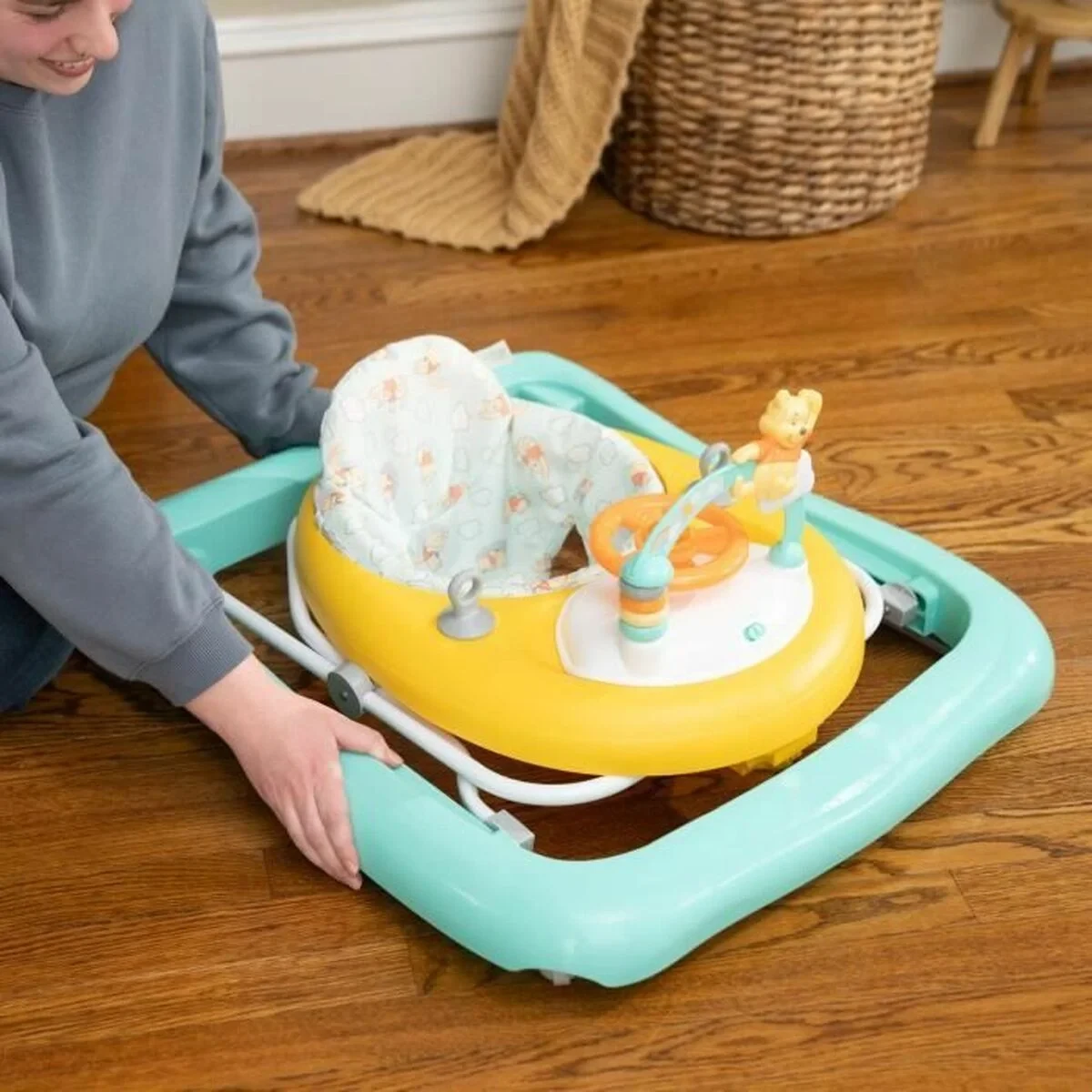 Andador con ruedas Bright Starts Winnie de Pooh Multicolor