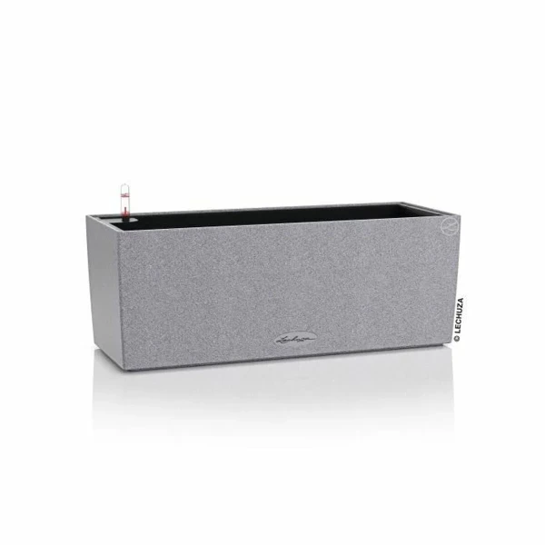 Jardinera Autorriego Lechuza Gris 50 x 19 x 19 cm Polipropileno Rectangular