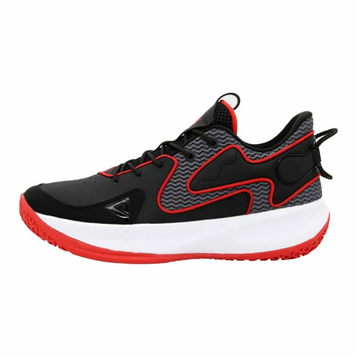 Zapatillas de Baloncesto para Adultos Peak Game 3 Negro Rojo