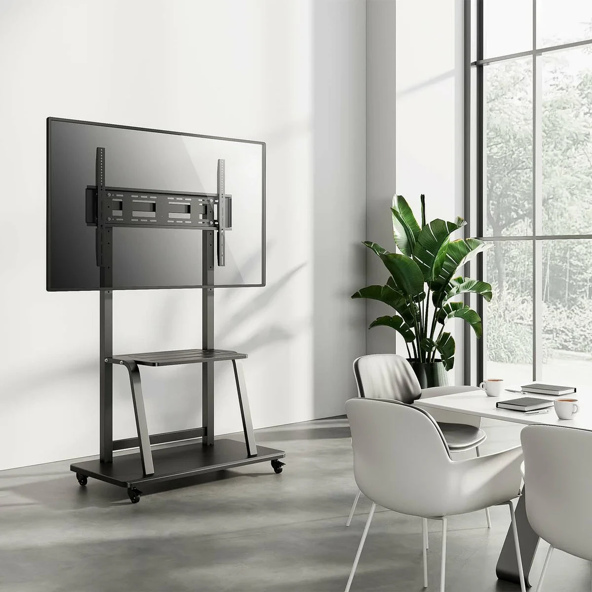 Soporte TV Aisens FT100E-231 Negro 37" 150 kg 100"