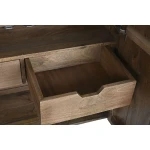 Aparador DKD Home Decor Marrón oscuro Gris oscuro Metal Madera de mango 180 x 40 x 80 cm
